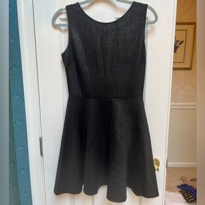 Aqua women’s black sparkle dress. Size L